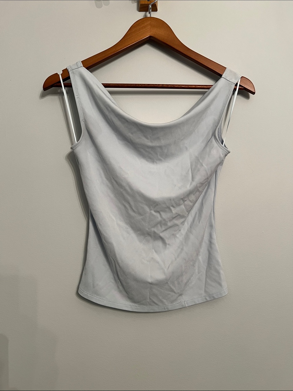Classic Scoop Neck Women's Tank Top - Light Blue